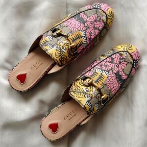 Gucci | Princetown GG Supreme Mules with Bengal Print size EU 36.5